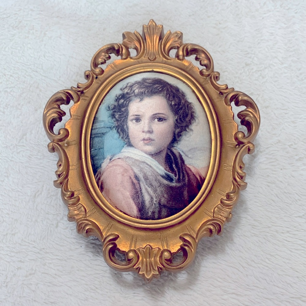 Musical picture framed art decor West Germany